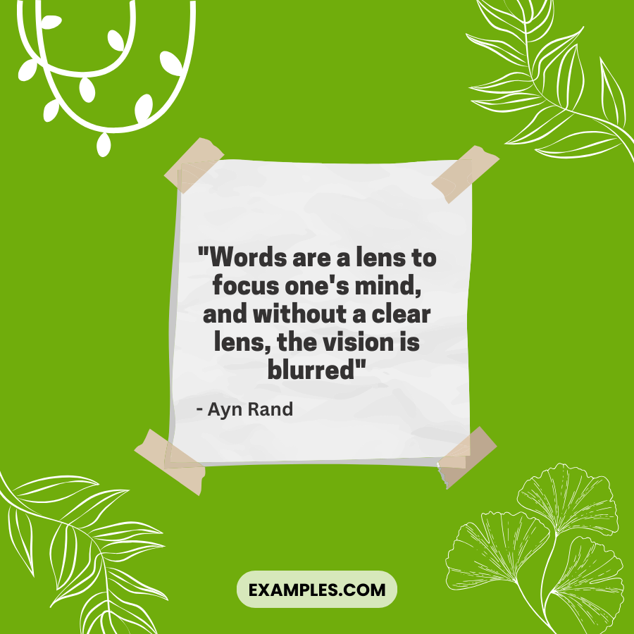 words are a lens to focus quote by avijeet das