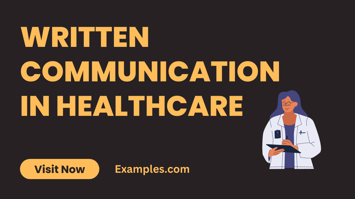 Written Communication in Healthcare