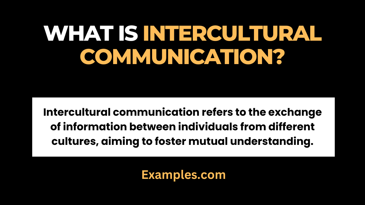 what i intercultural communication 