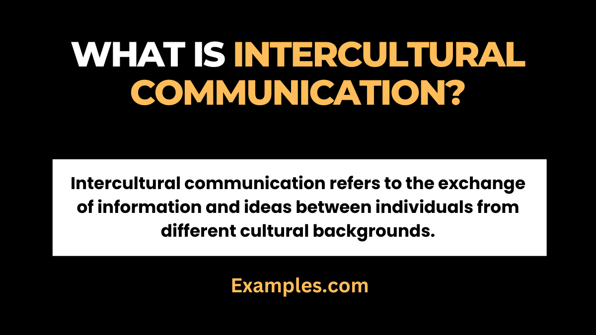 what is intercultural communication 