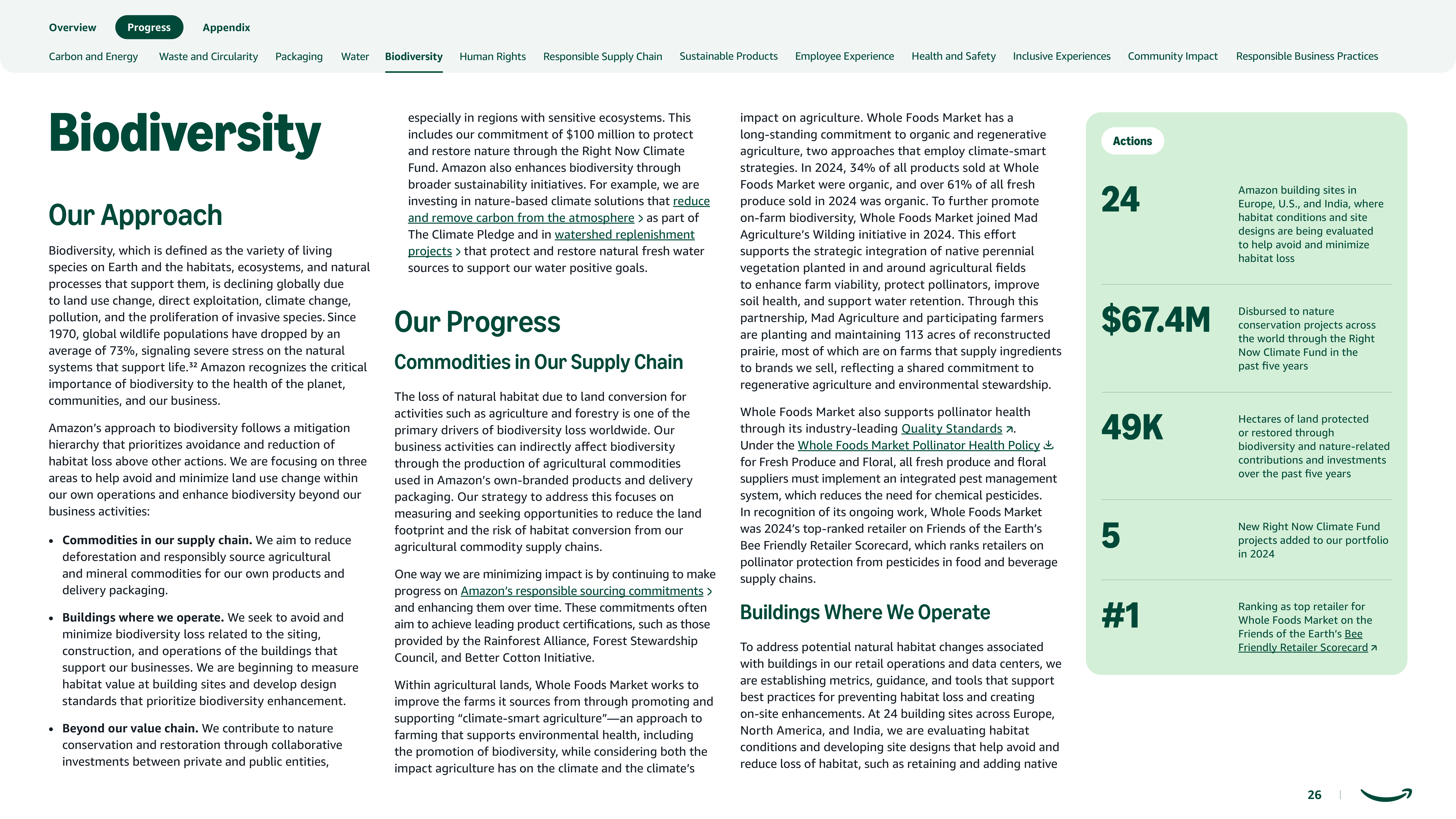 Amazon Sustainability Report — page 26