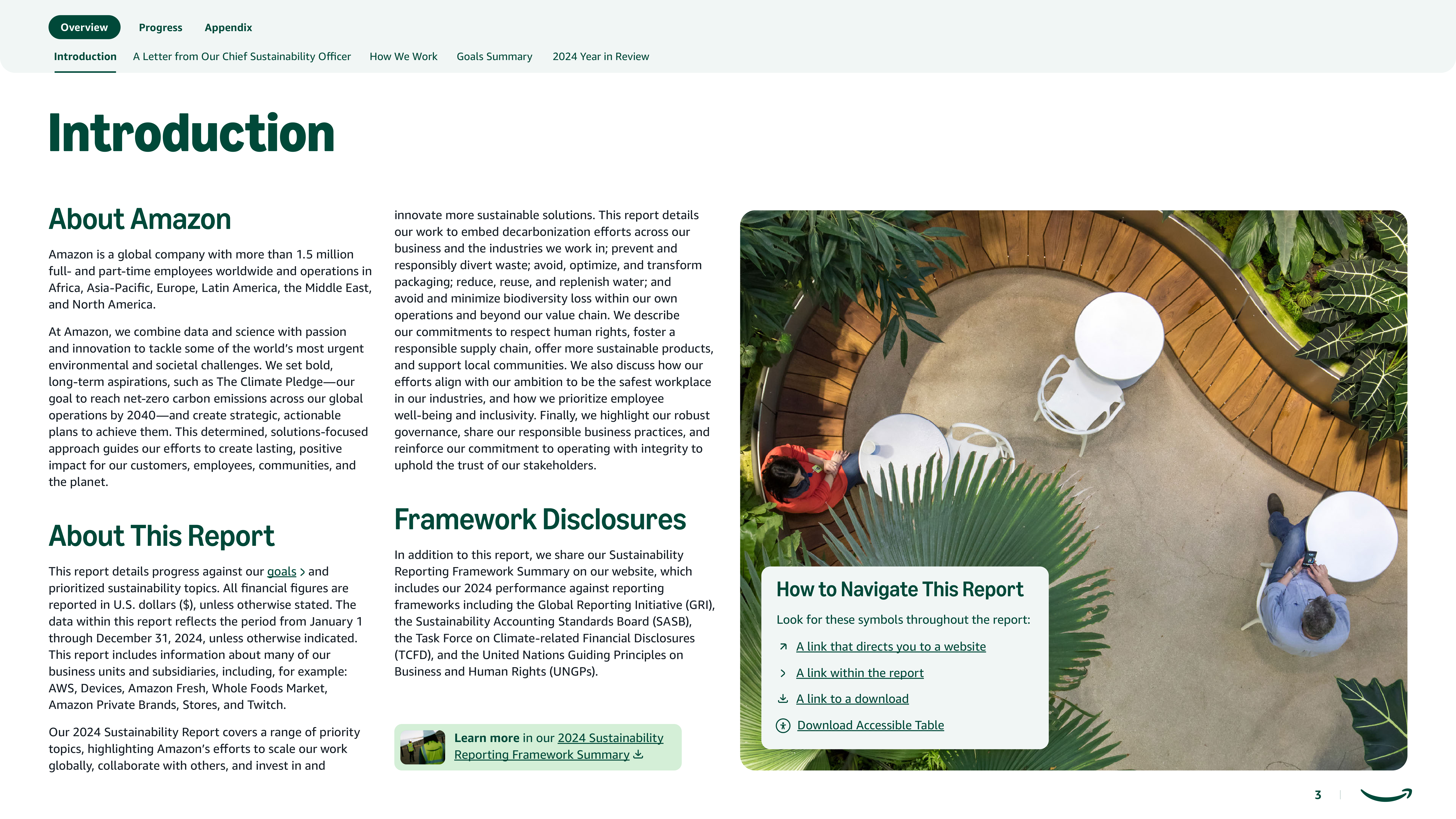 Amazon Sustainability Report — page 3