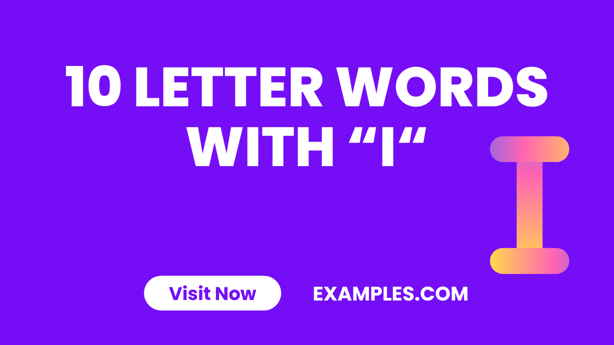 10 Letters Word With I