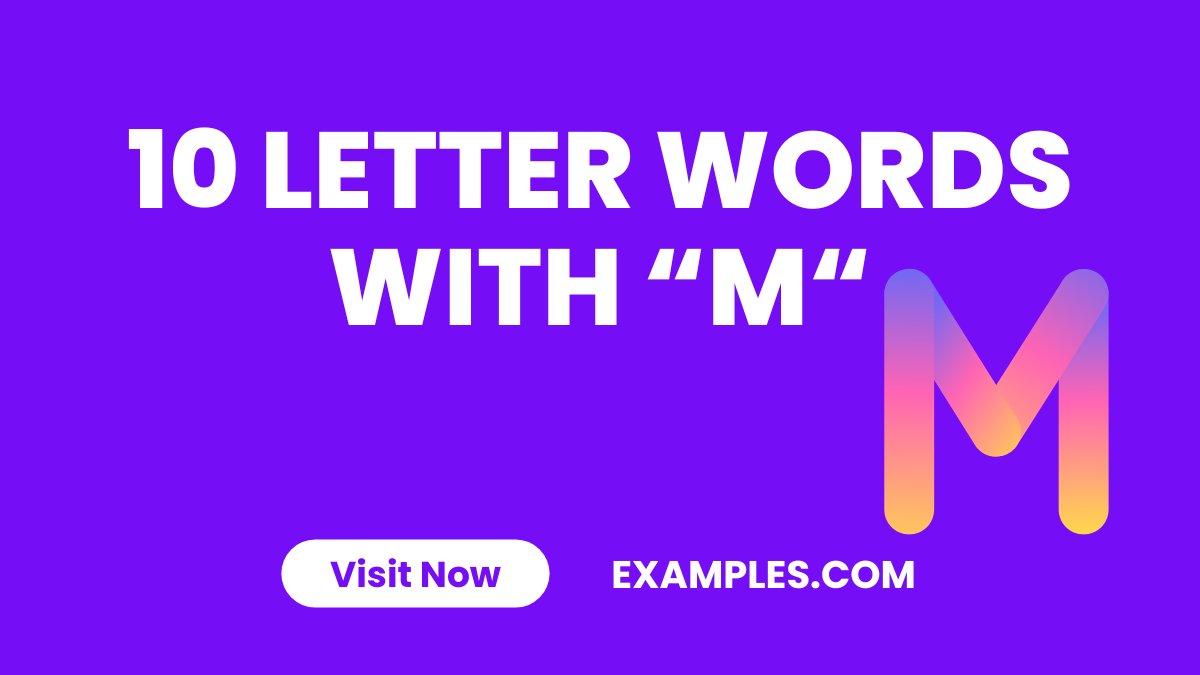 10 Letters Word With M