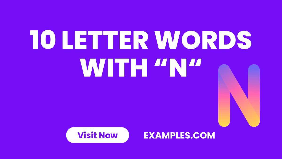 10 Letters Word With N