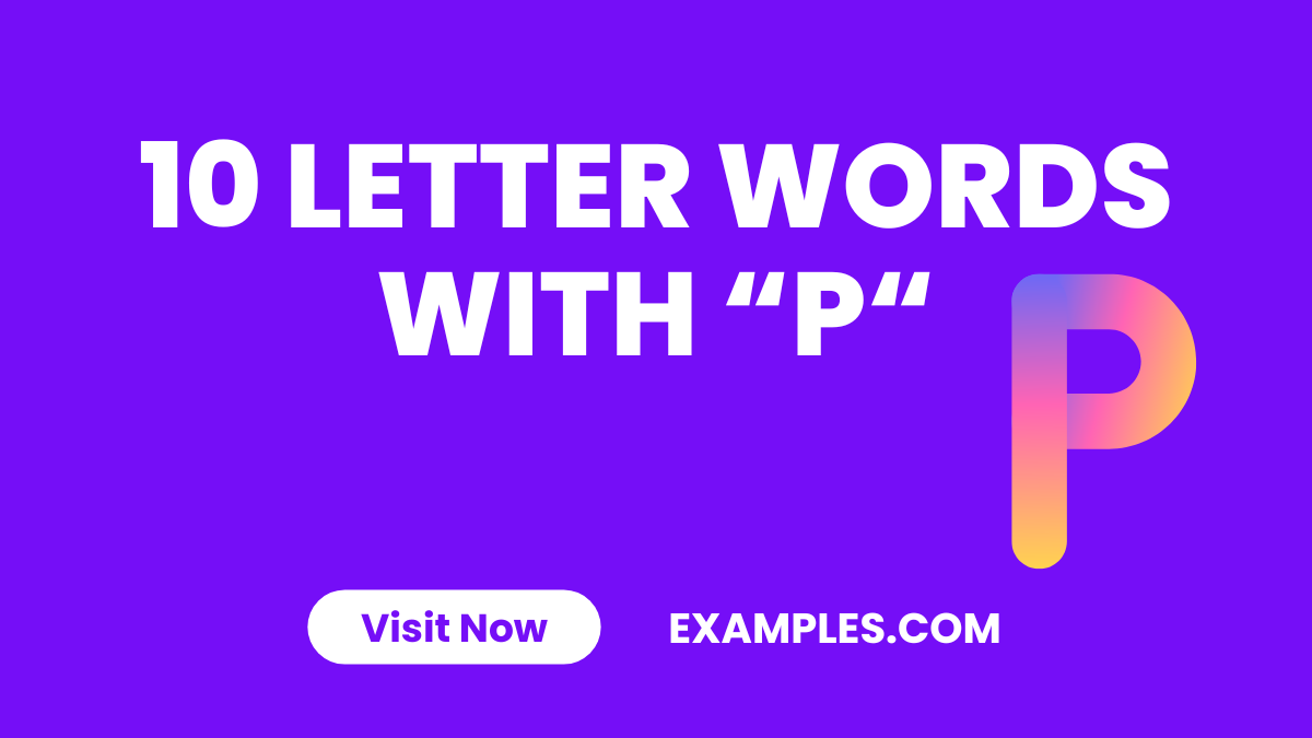 10 Letters Words With P