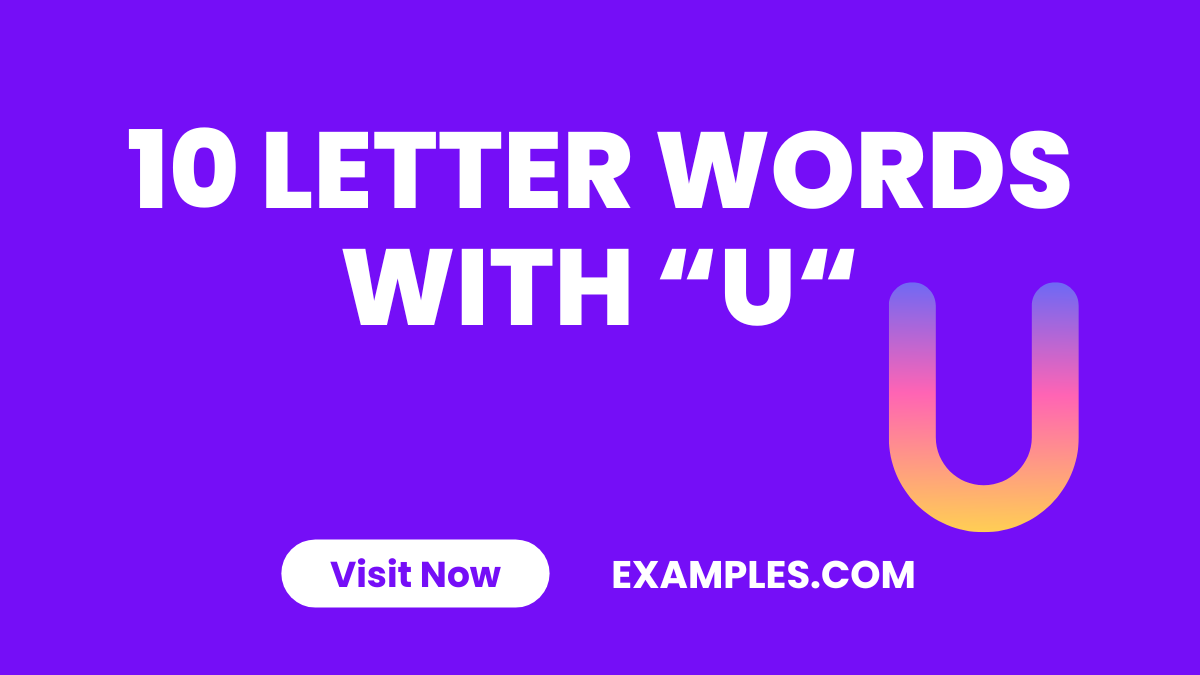 10 Letters Words With U