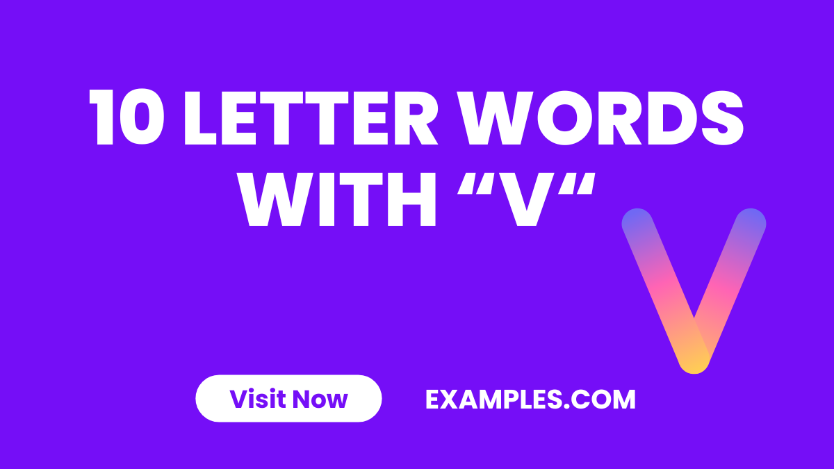 10 Letters Words With V