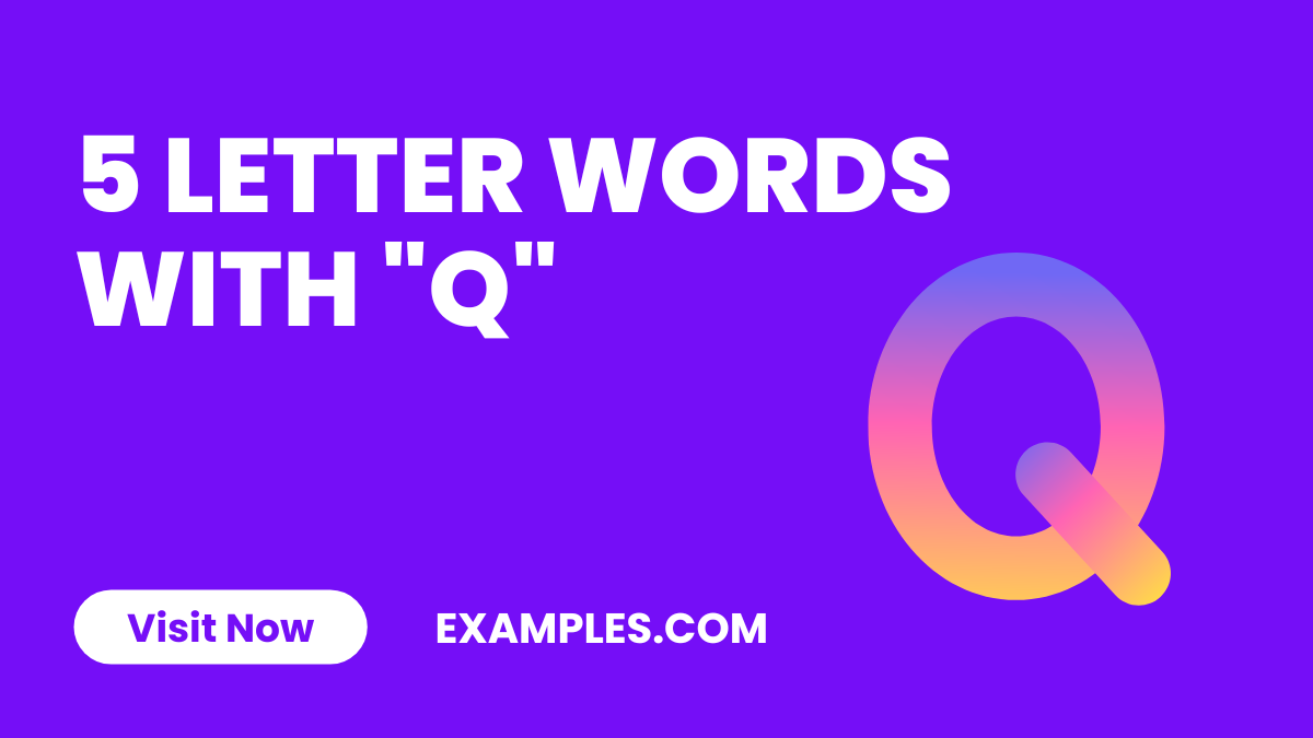 5 Letter Words With Q