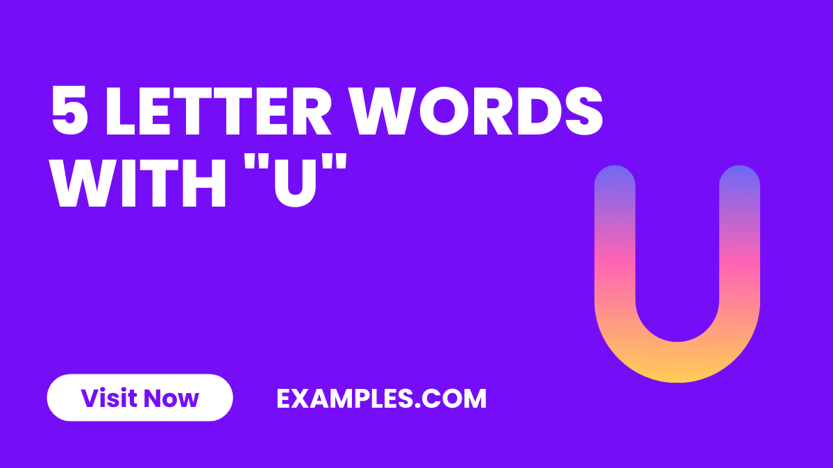 5 Letter Words With U