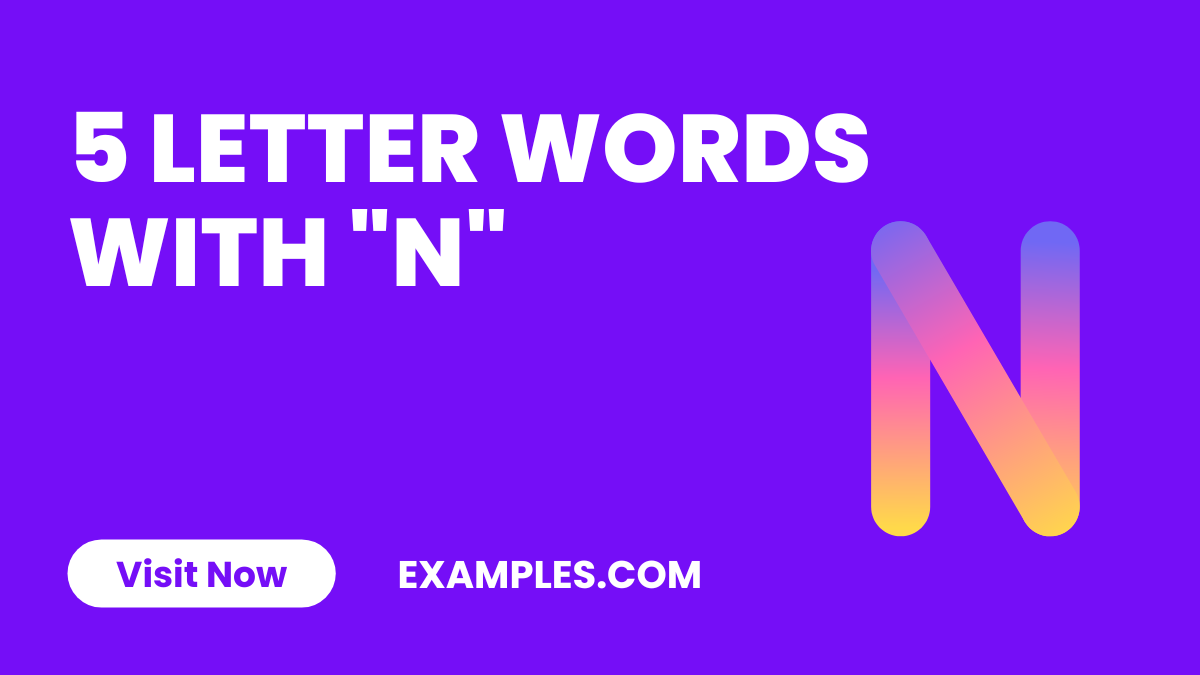 5 Letter Words With n