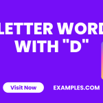 6 Letter Words with D