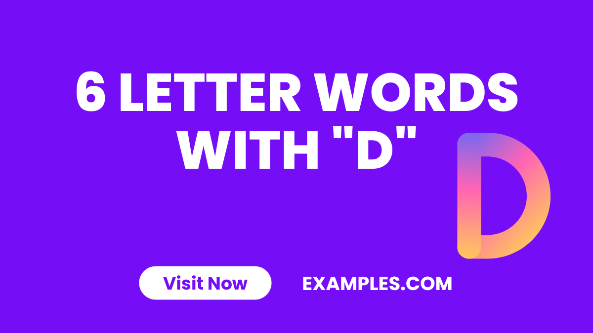 6 Letter Words with D