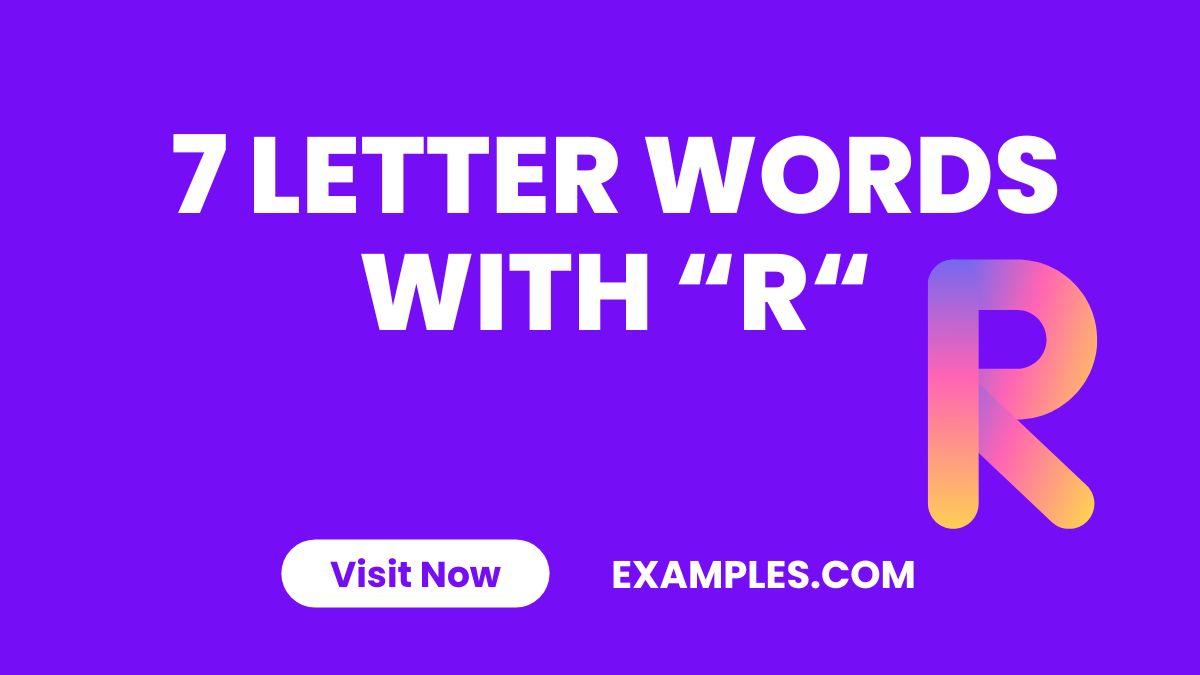 7 Letter Word With R