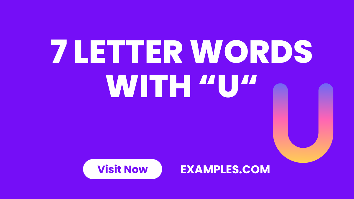 7 Letter Word With U