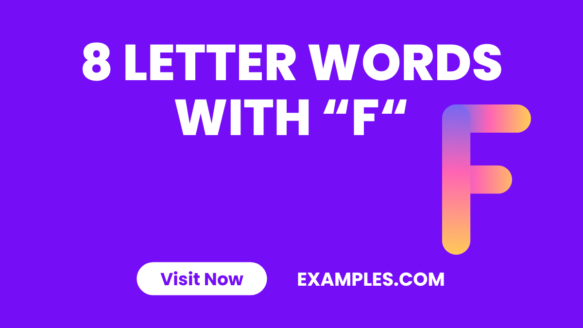 8 Letter Words with F 1