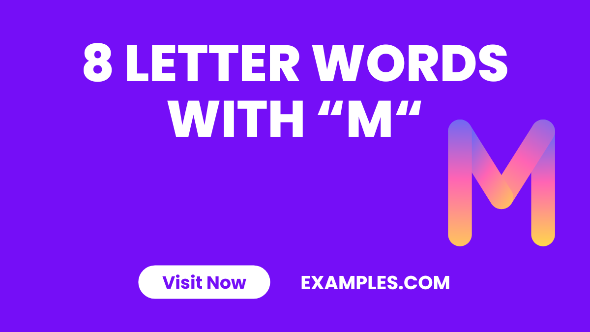 8 Letter Words with M 1