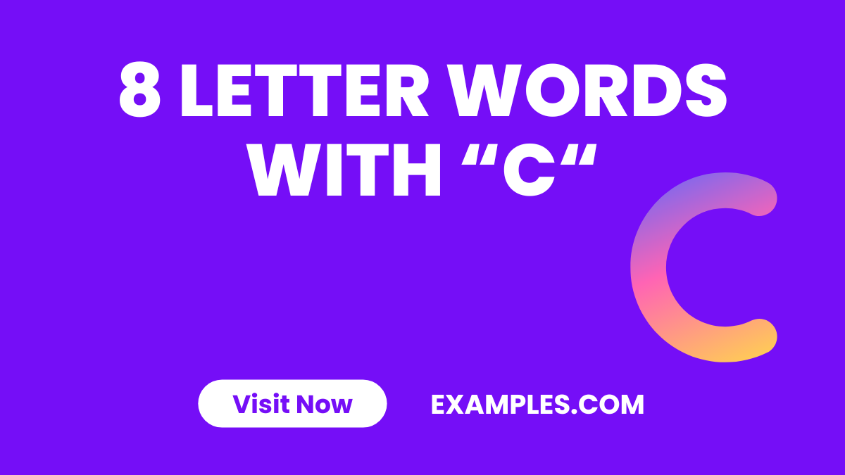 8 Letter Words with c 1