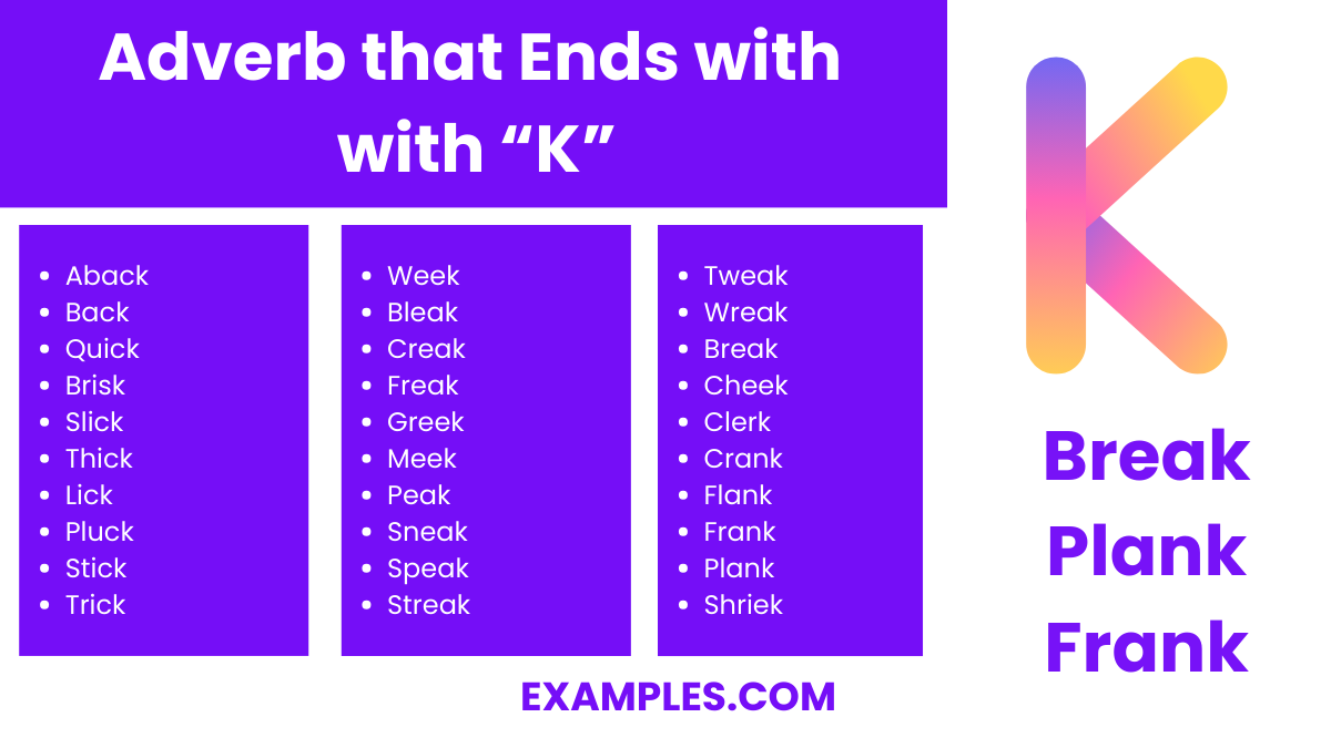 adverb that ends with k