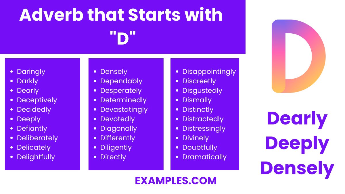 adverb that starts with d 