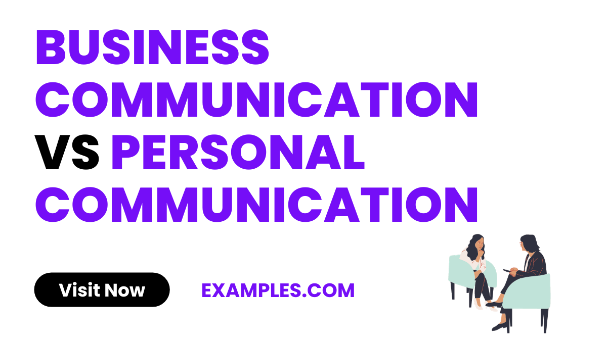 Business Communication vs Personal Communication