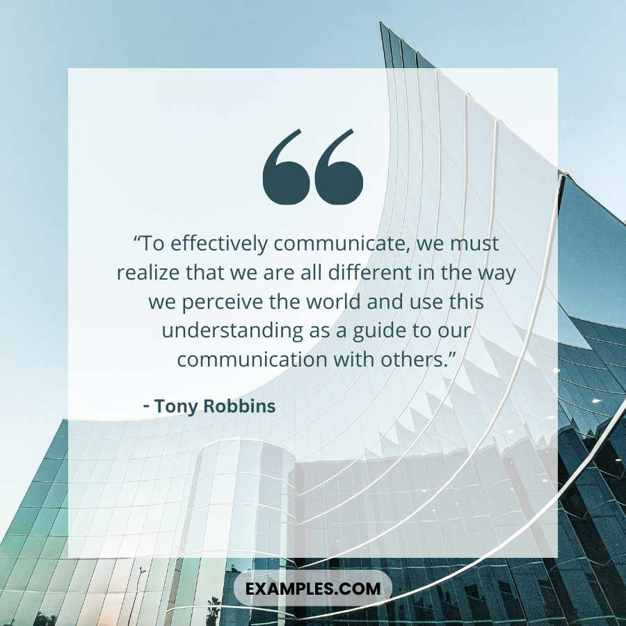 communication quote for work by tony robbins