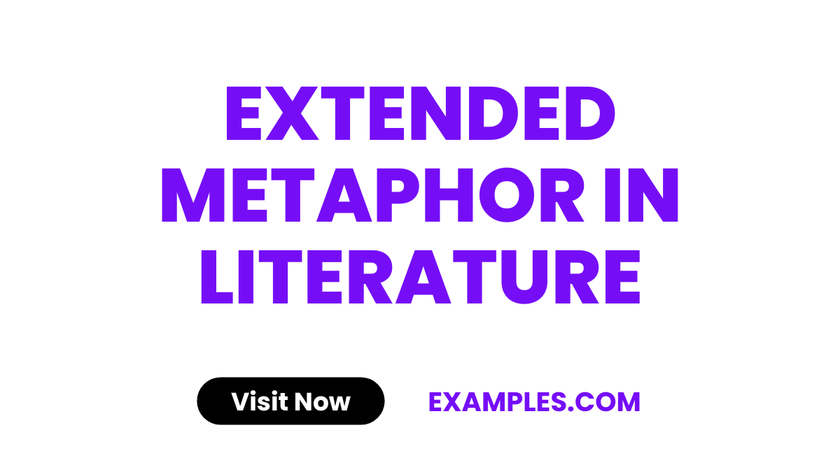 Extended Metaphor in Literature Image