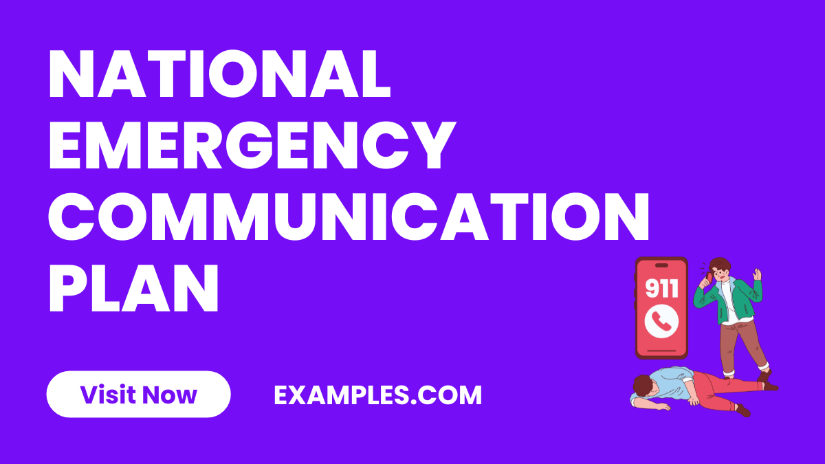 National Emergency Communication Plan 1