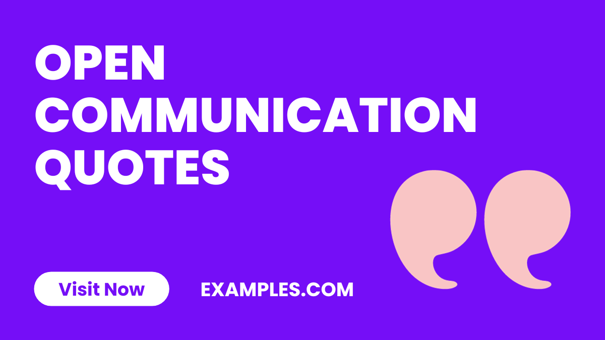 Open Communication Quotes