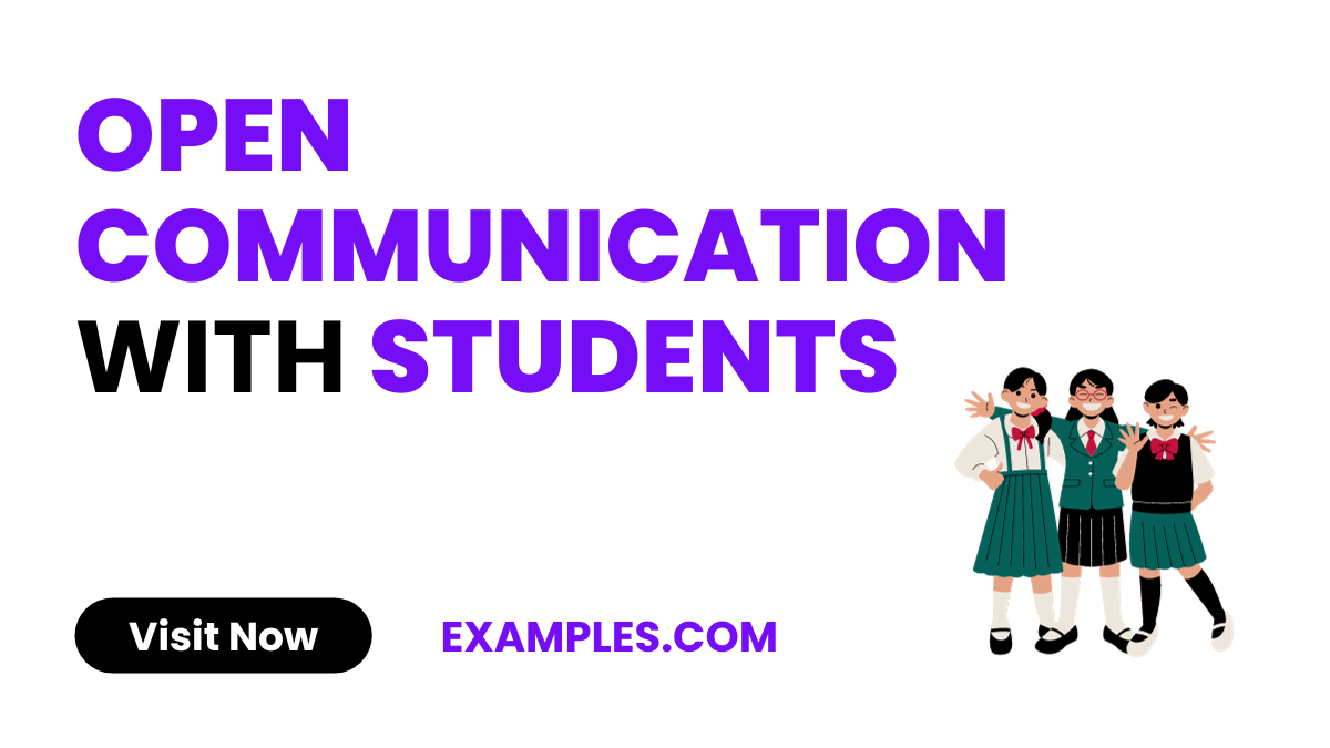 Open Communication with Students