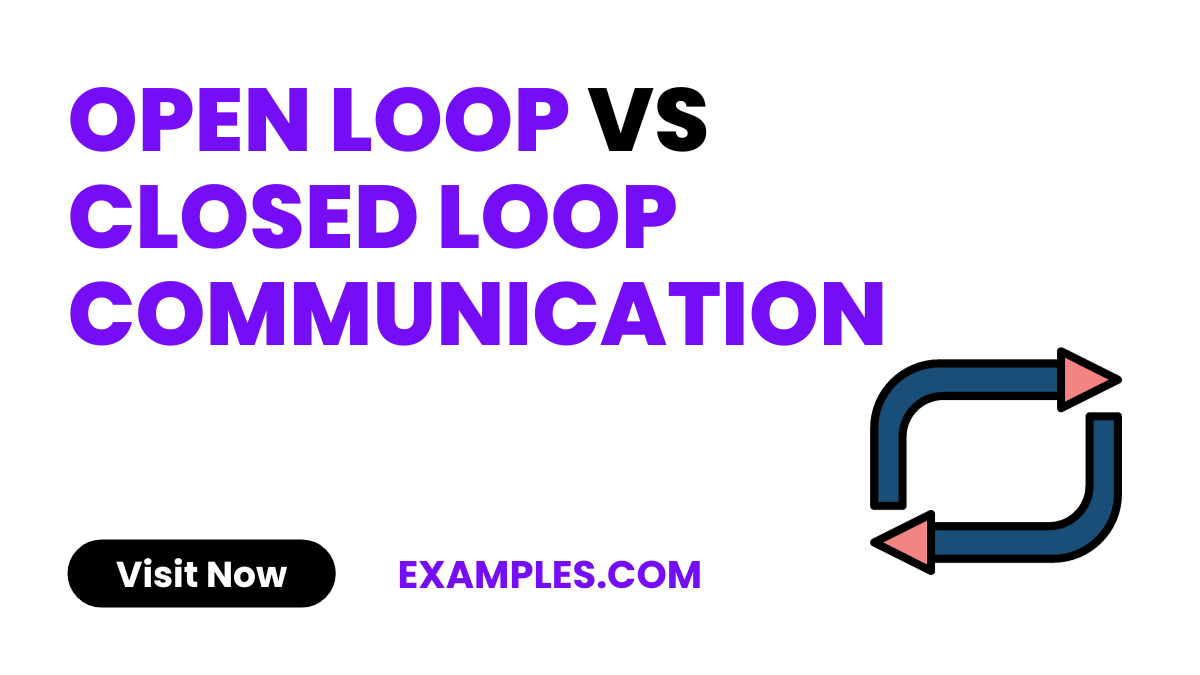 Open Loop vs Closed Loop Communication