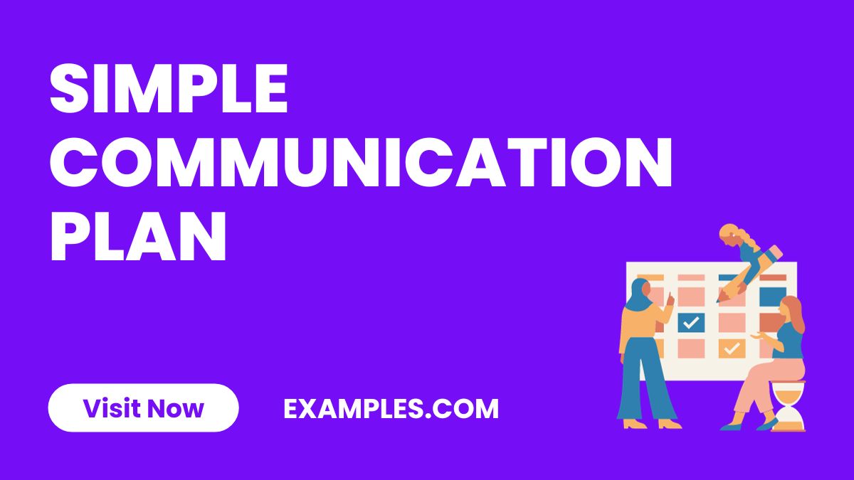 Simple Communication Plan