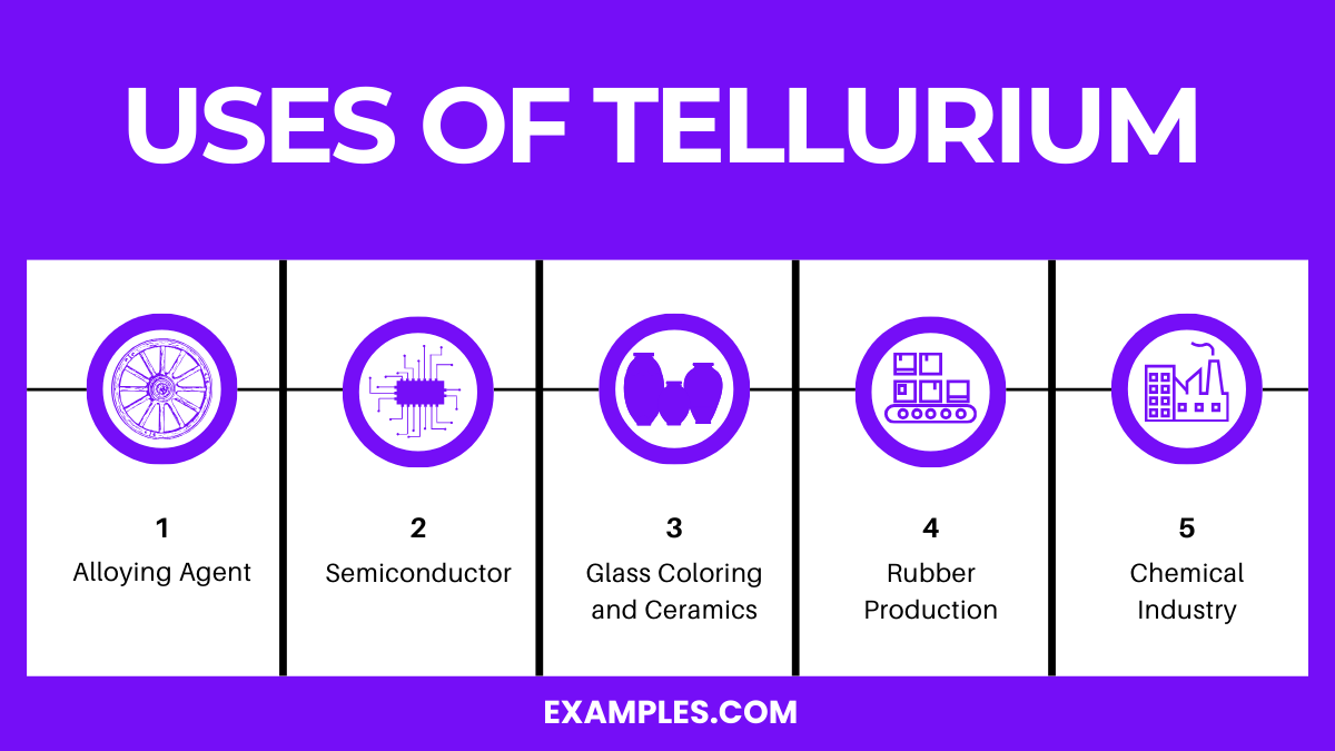 uses of tellurium