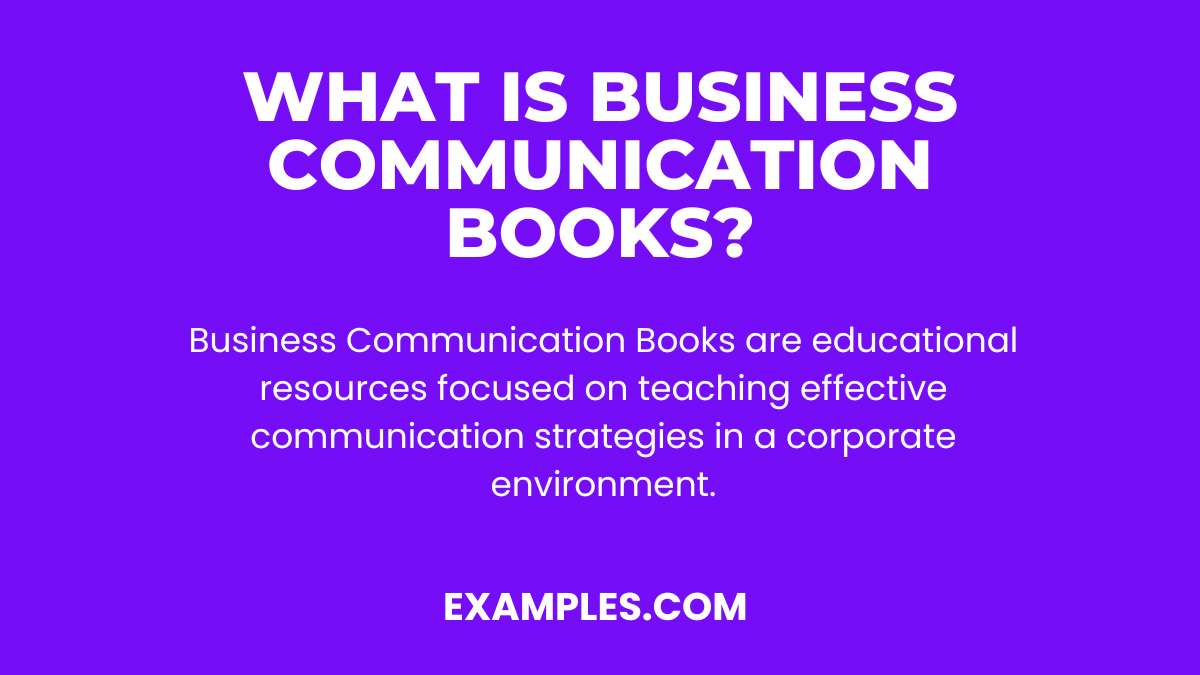 what is business communication books