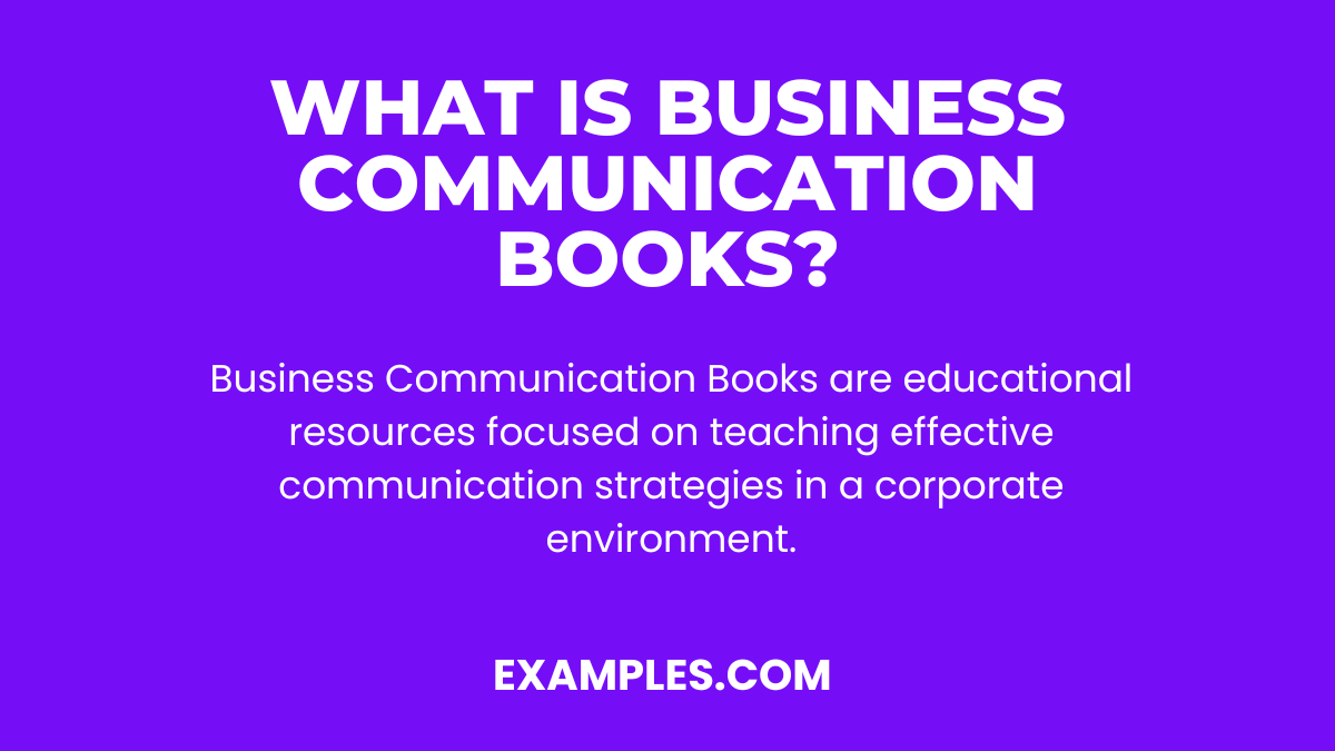 Business Communication Books Exaamples Pdf