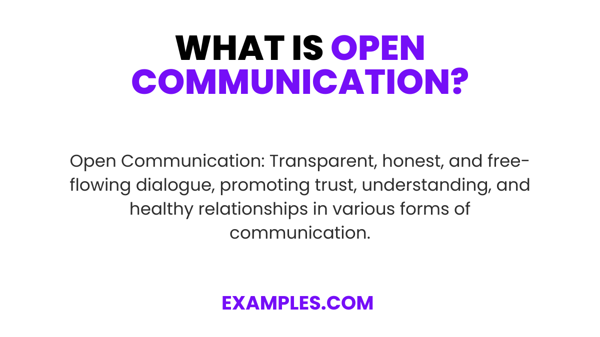 what-is-open-communication-definition-types-examples