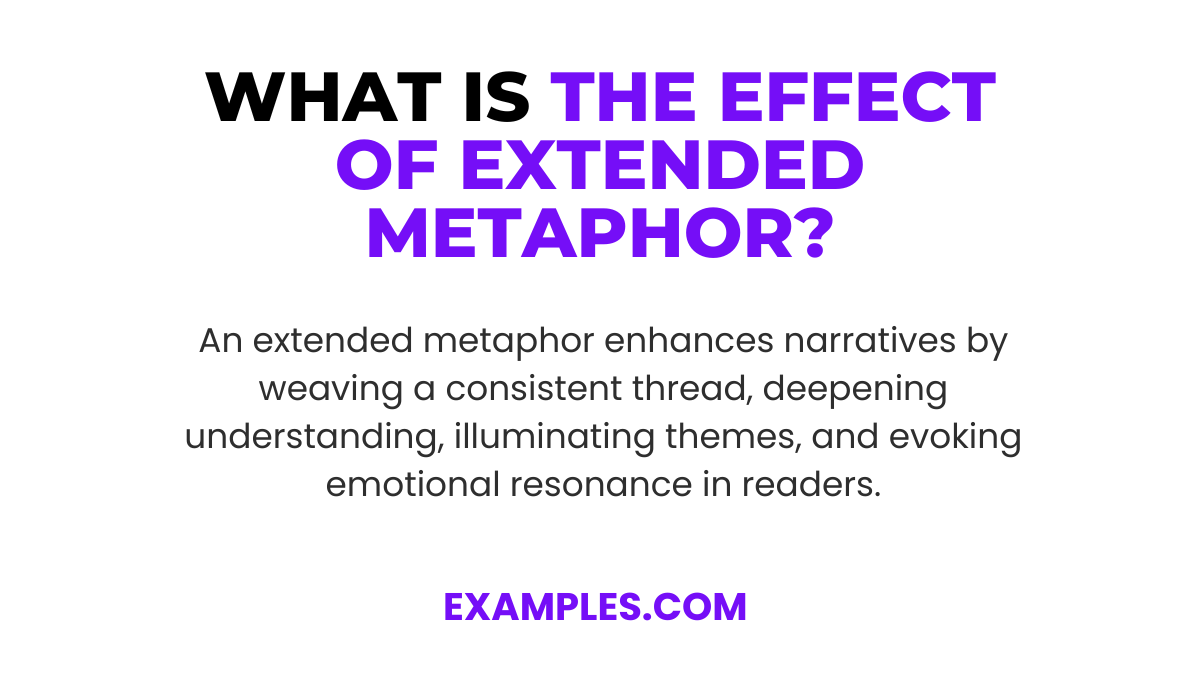 What Is The Effect Of Extended Metaphor