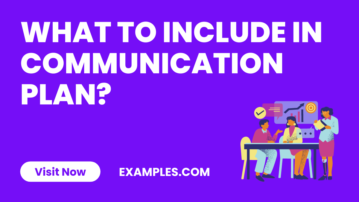 What to Include in Communication Plan