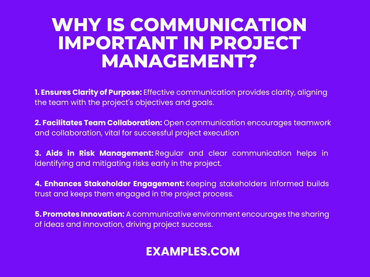 why is communication important in project management