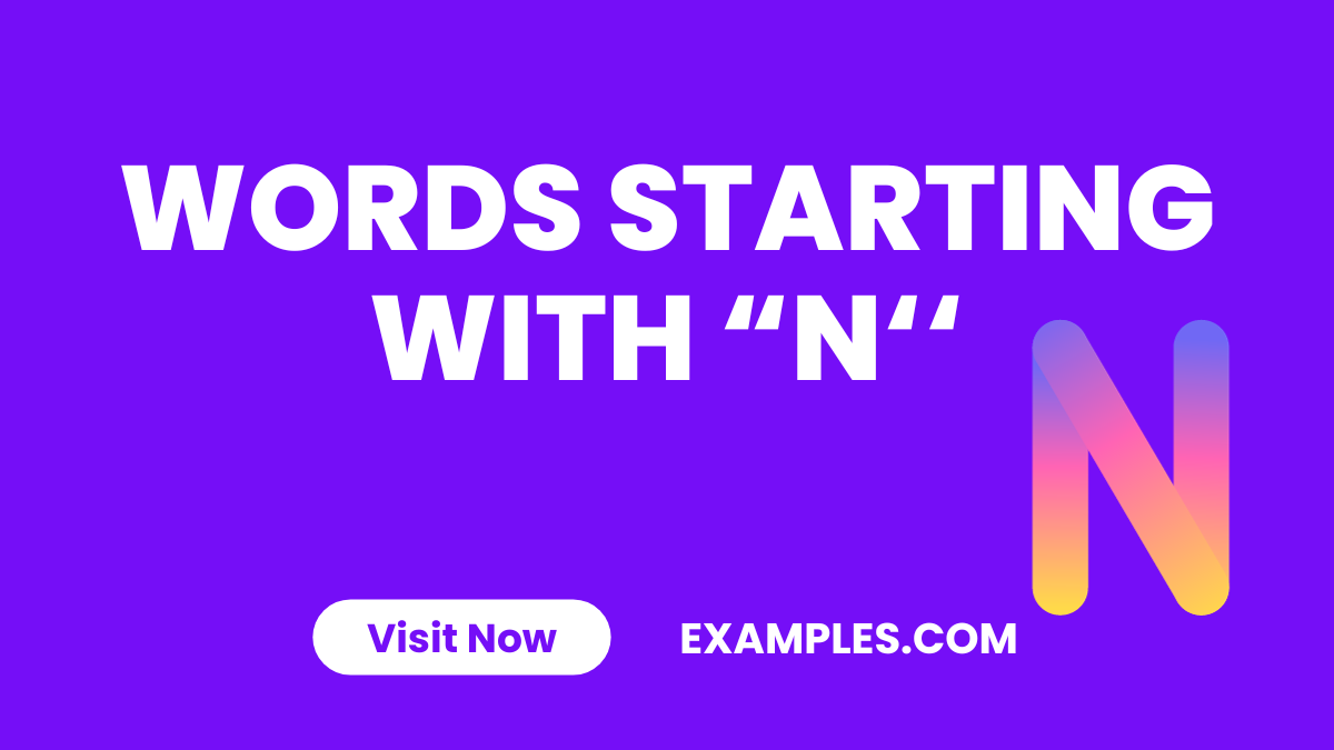 Words Starting with N