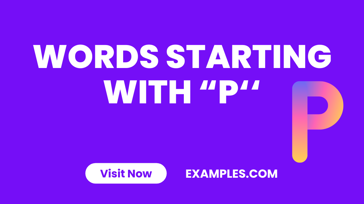Words Starting with P