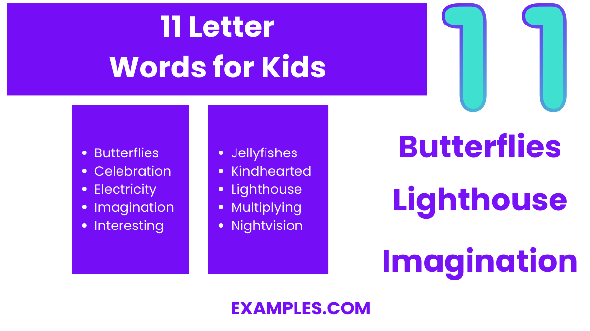 11 letter words for kids 