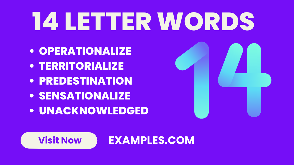14 Letter  Words