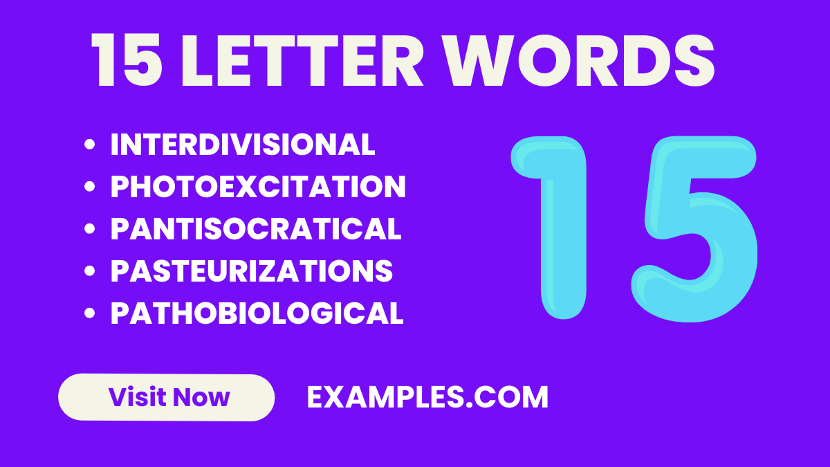 15 Letter  Words