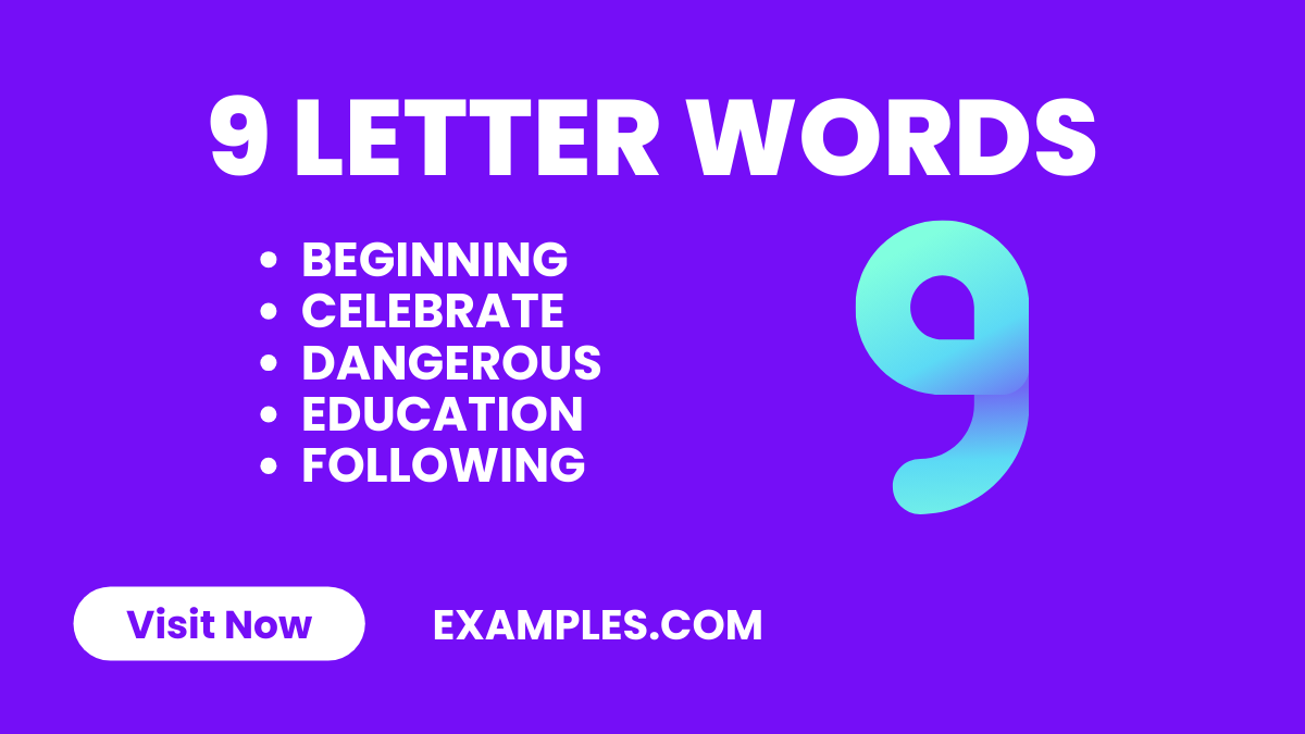 9 Letter Word