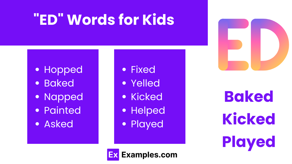 ed words for kids