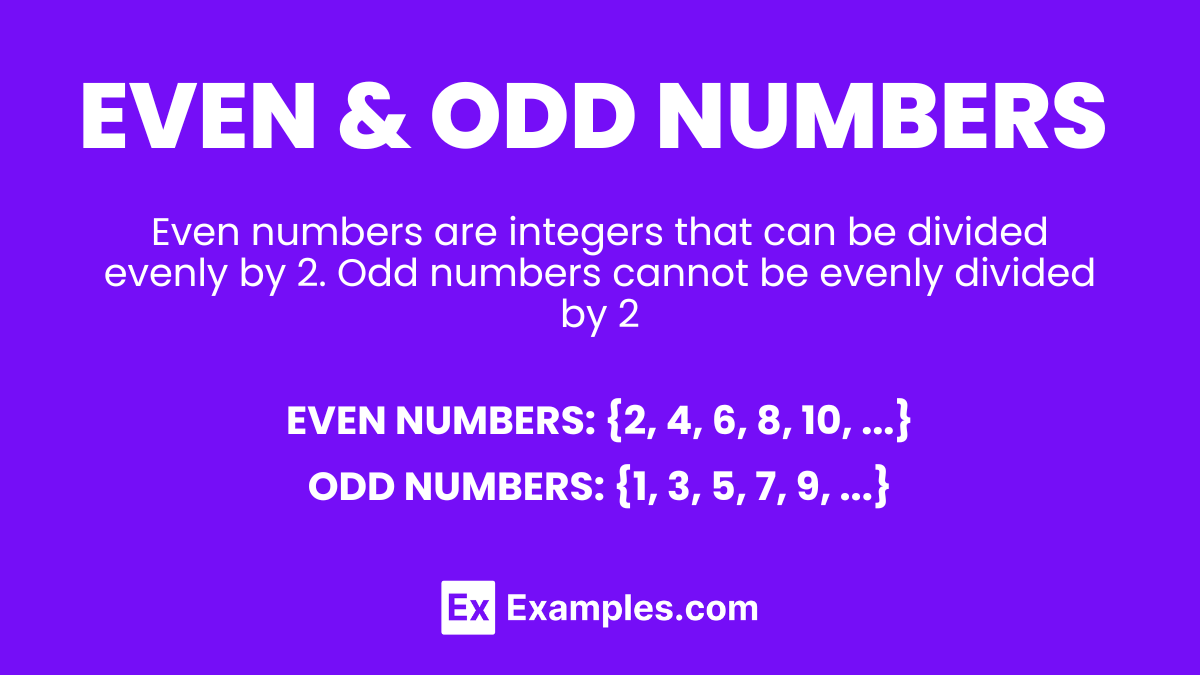 Even Odd Numbers