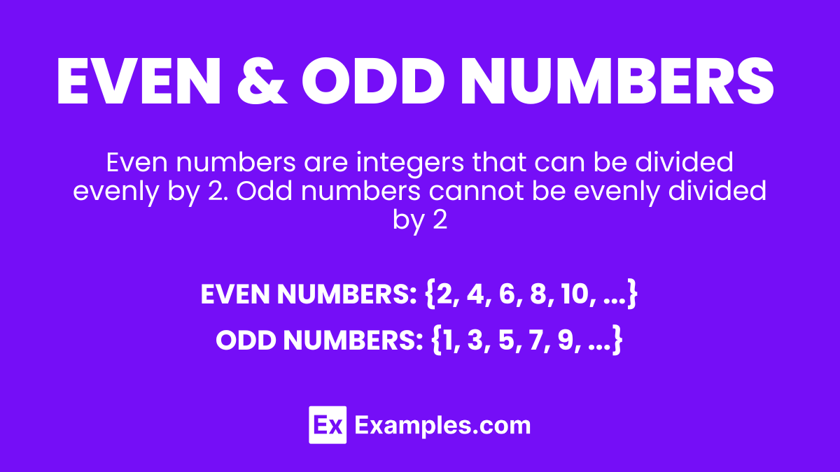 Even Odd Numbers Examples Properties Tips Difference