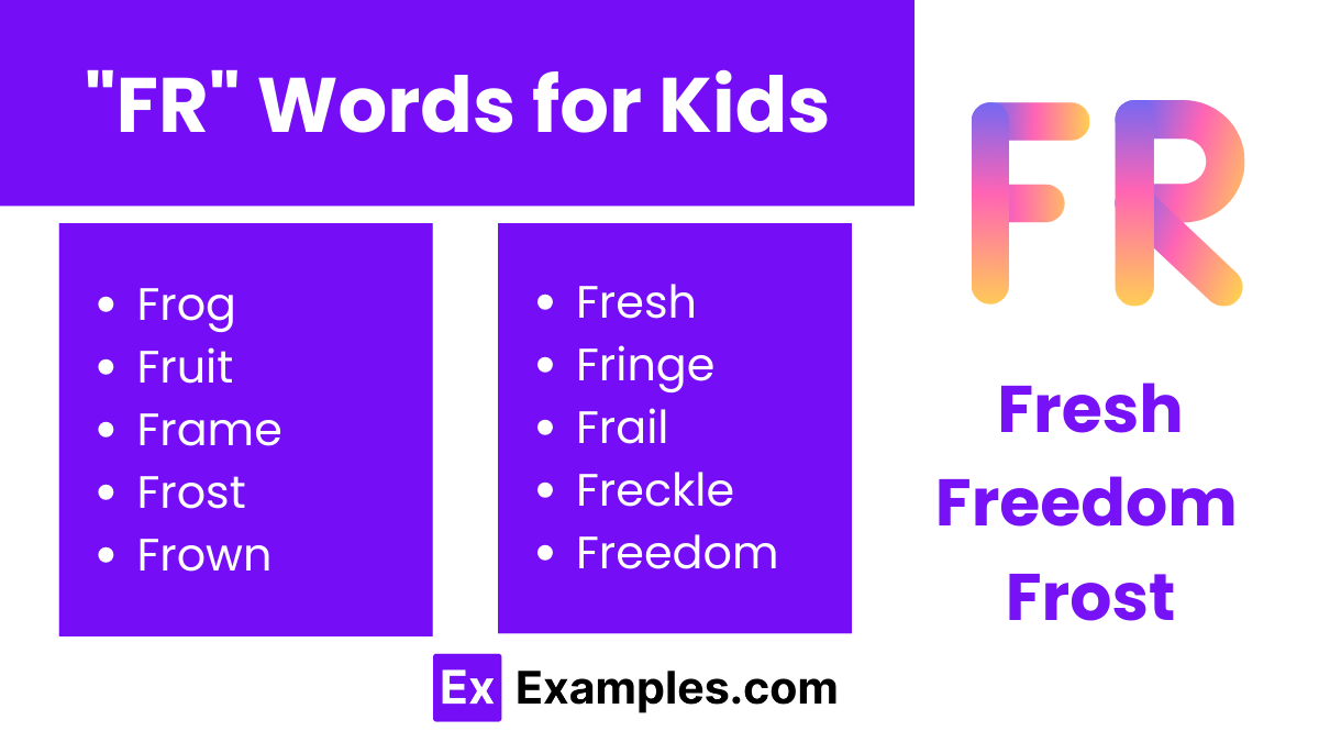 fr words for kids