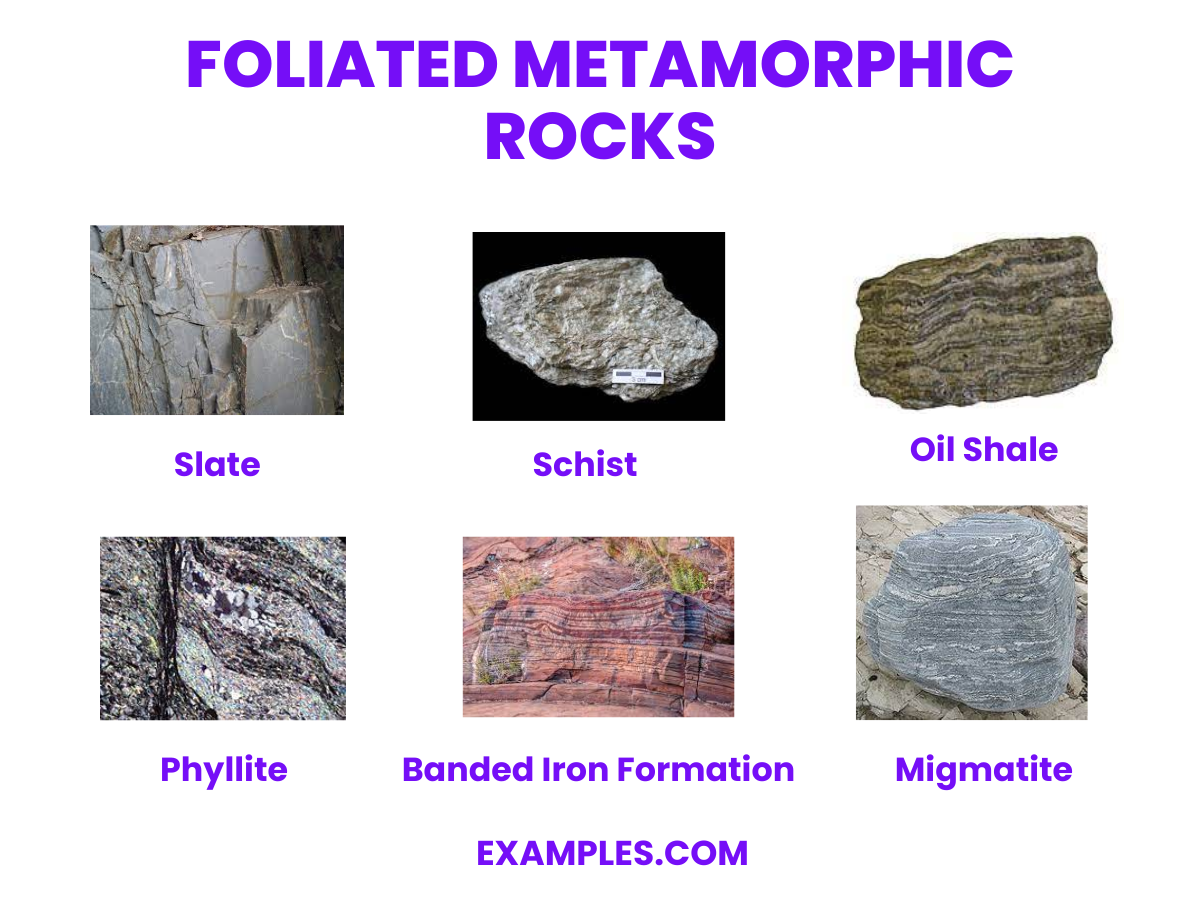 foliated metamorphic rocks